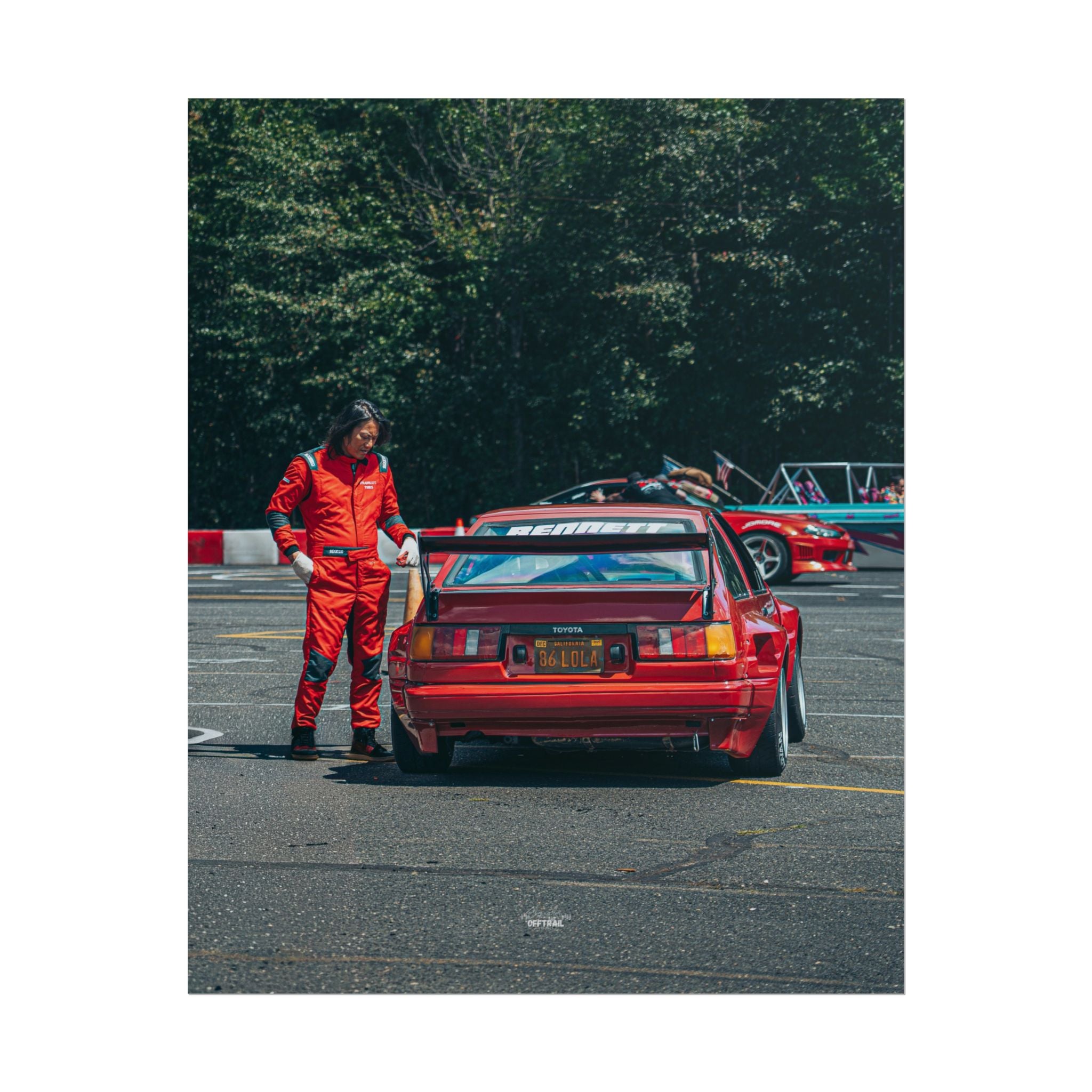 Sung Kang & Lola the AE86 - Rolled Print