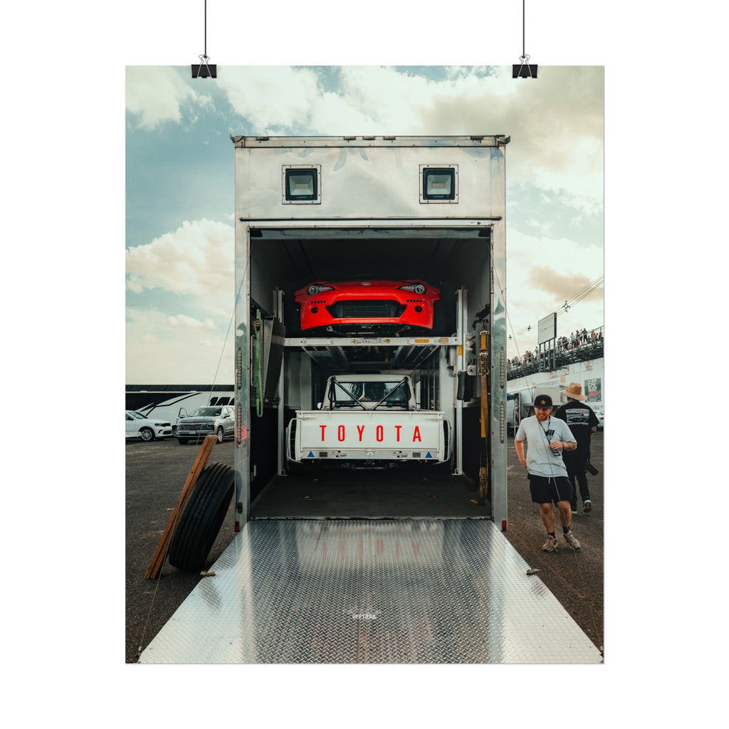 Ryan Tuerck Car Trailer - Rolled Print