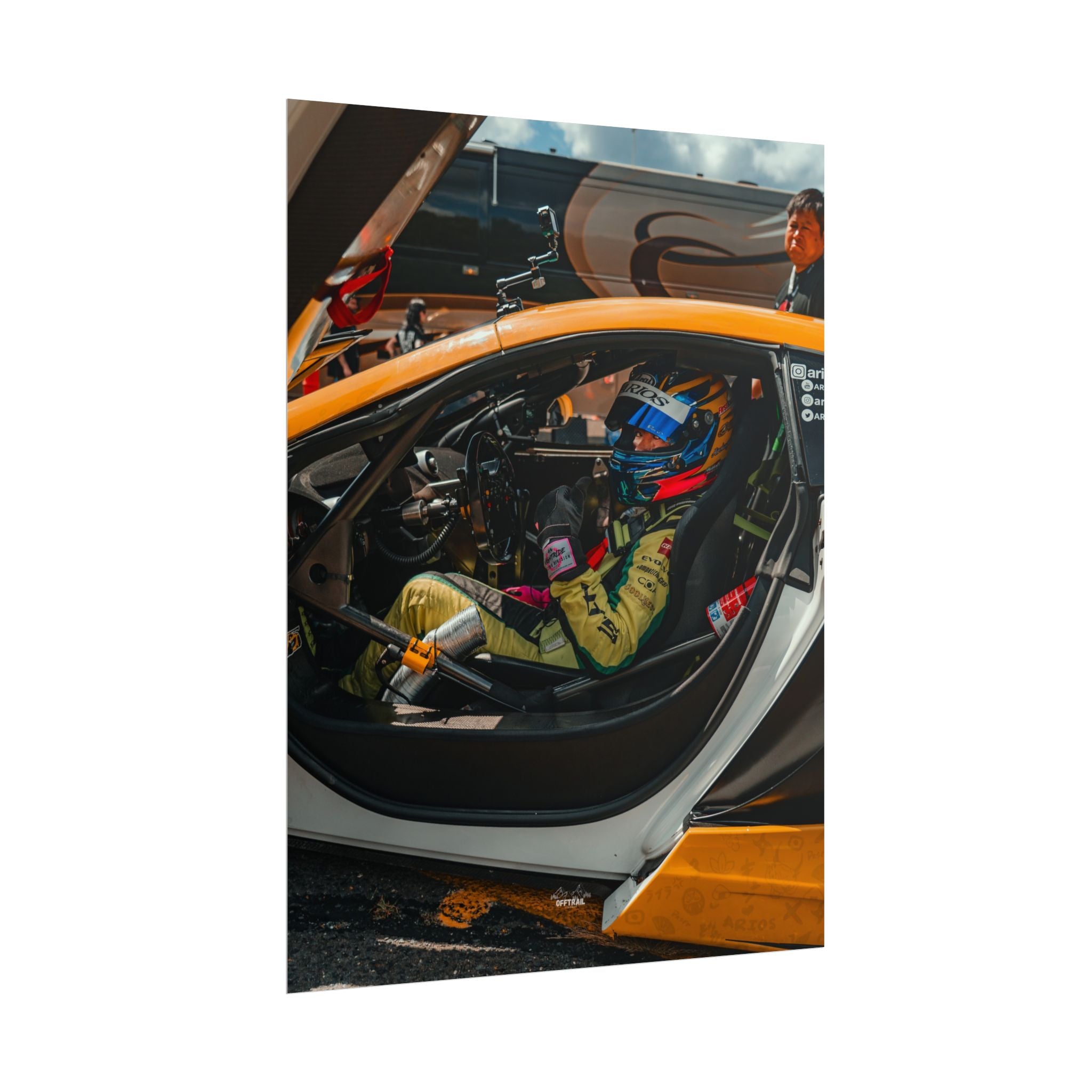 Ready to Go! - Hirokazu 'Arios' Suzuki - Ferrari 360 Modena Drift Machine - Rolled Print