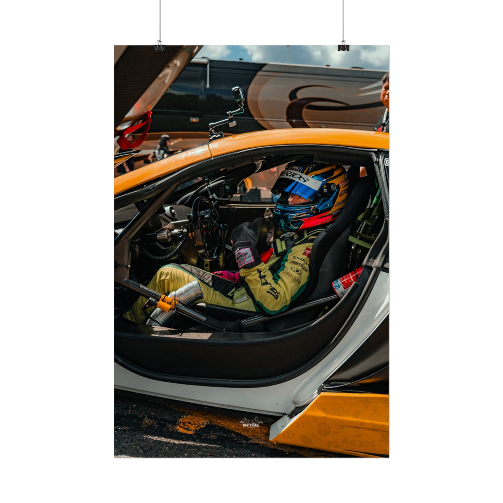 Ready to Go! - Hirokazu 'Arios' Suzuki - Ferrari 360 Modena Drift Machine - Rolled Print