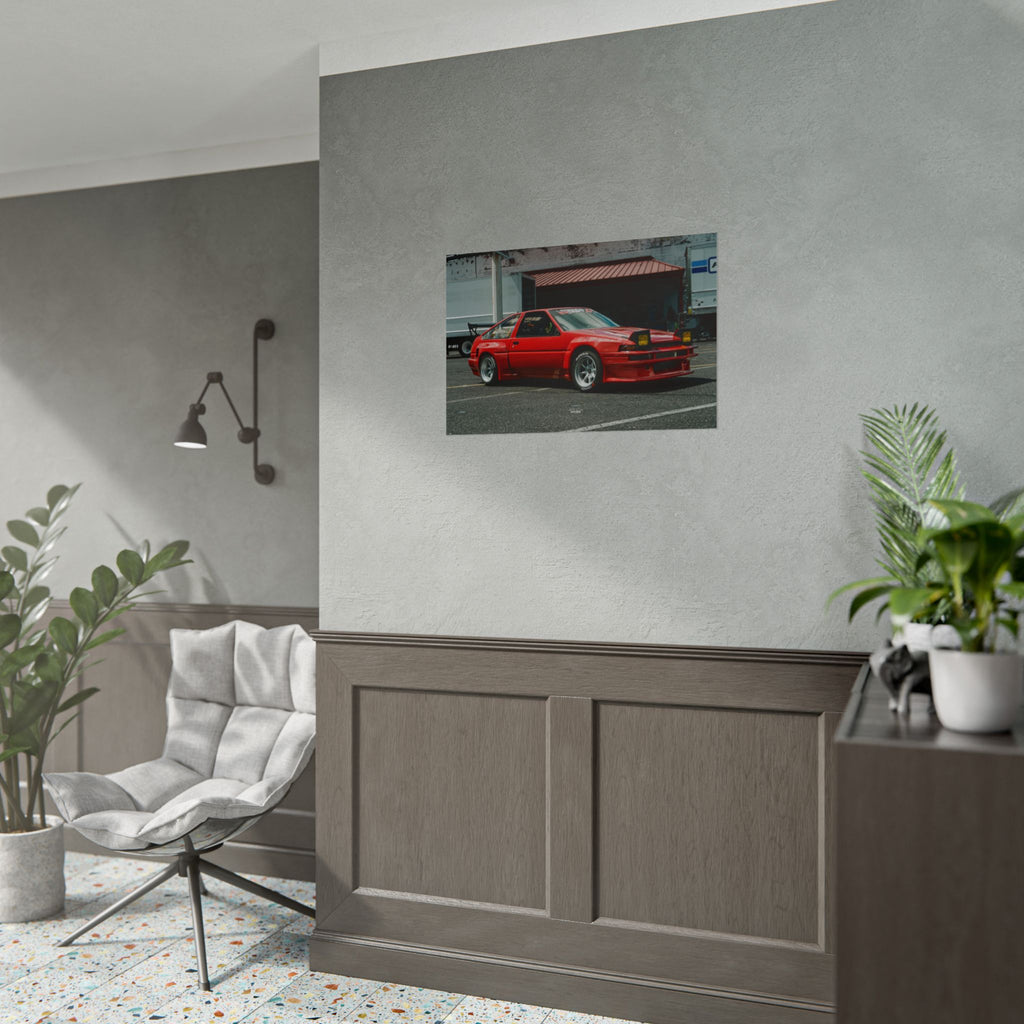 Lola the AE86 - Drifter Movie Car - Rolled Print
