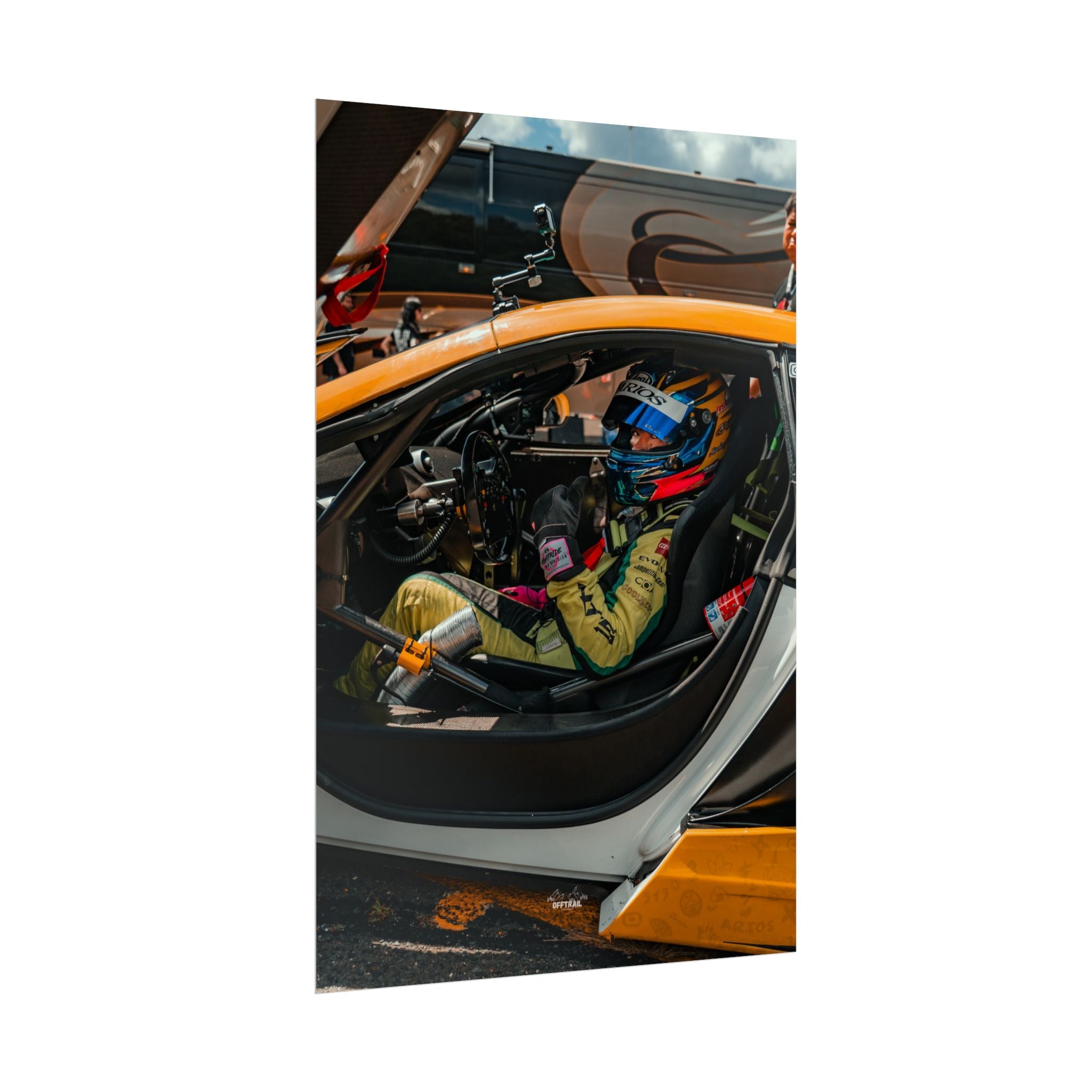 Ready to Go! - Hirokazu 'Arios' Suzuki - Ferrari 360 Modena Drift Machine - Rolled Print