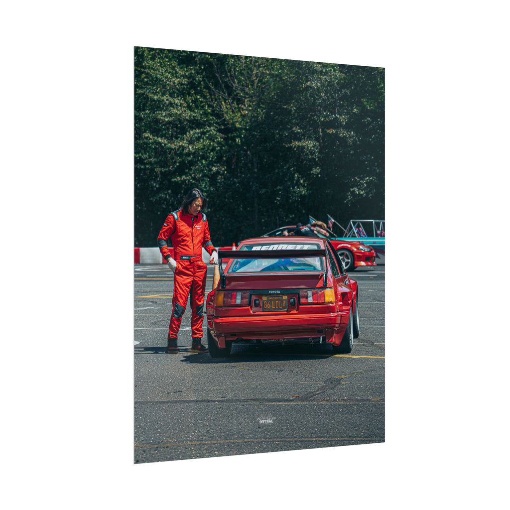 Sung Kang & Lola the AE86 - Rolled Print