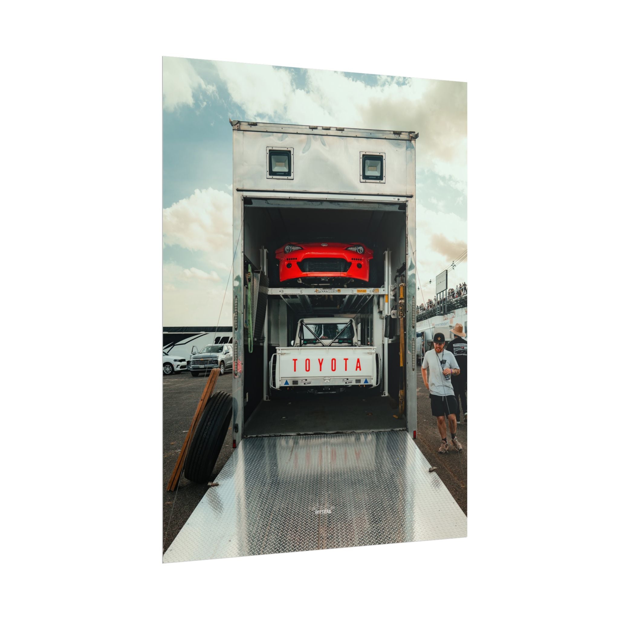 Ryan Tuerck Car Trailer - Rolled Print