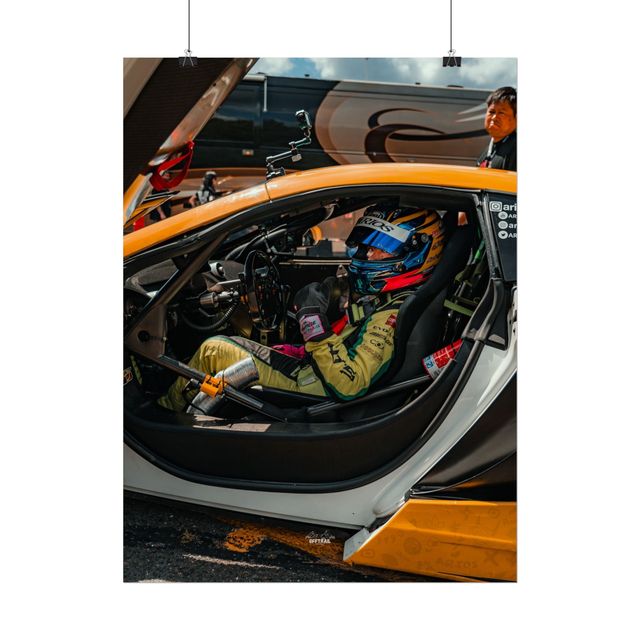 Ready to Go! - Hirokazu 'Arios' Suzuki - Ferrari 360 Modena Drift Machine - Rolled Print